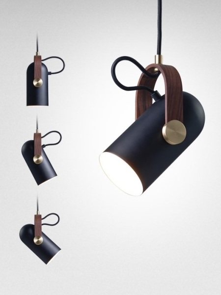 Le Klint Carronade Spot Pendant Black Small